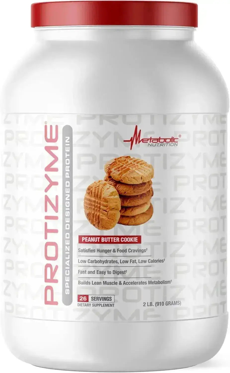 METABOLIC NUTRITION - Metabolic Nutrition Protizyme Whey Protein Powder Peanut Butter Cookie 910Gr. - The Red Vitamin MX - Suplementos Alimenticios - {{ shop.shopifyCountryName }}