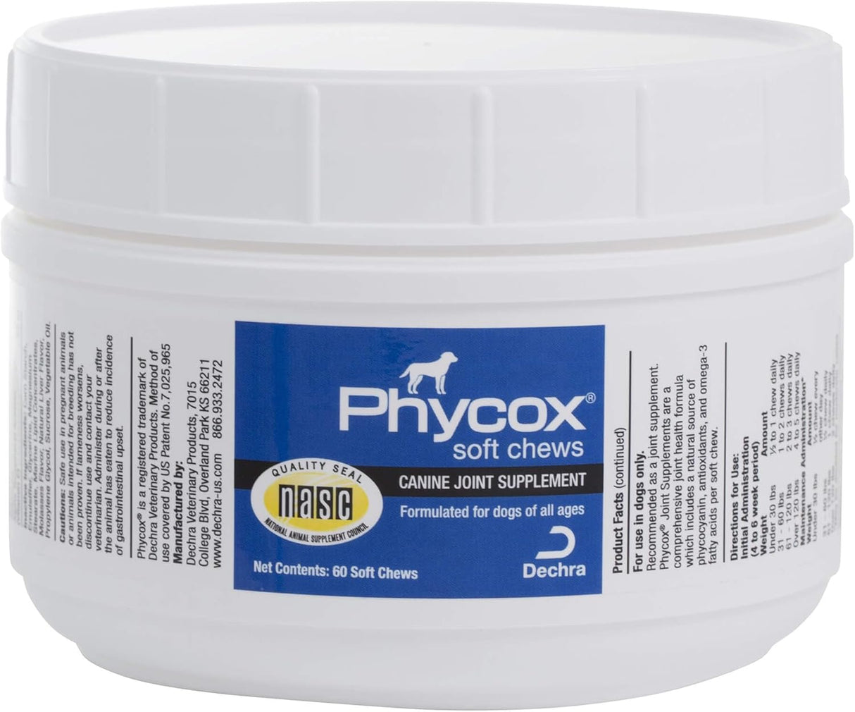 PhyCox Canine Joint Support 60 Masticables