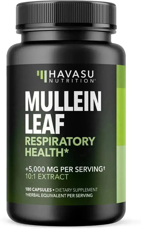 HAVASU NUTRITION - HAVASU NUTRITION Mullein Leaf Extract 180 Capsulas - The Red Vitamin MX - Suplementos Alimenticios - {{ shop.shopifyCountryName }}