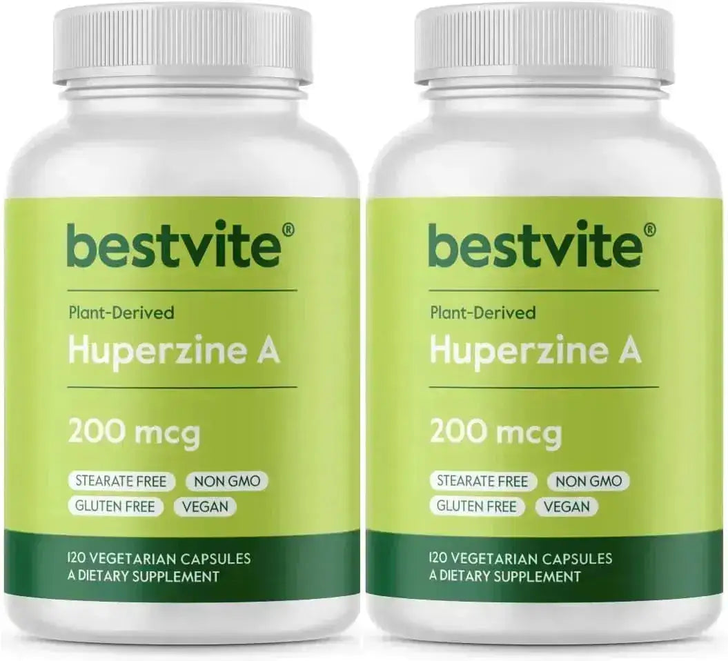 BESTVITE - BESTVITE Huperzine A 200mcg 120 Capsulas 2 Pack - The Red Vitamin MX - Suplementos Alimenticios - {{ shop.shopifyCountryName }}