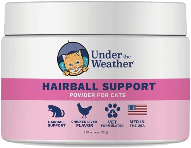 Under the Weather Hairball Supplement Powder 120 Servicios 72Gr.