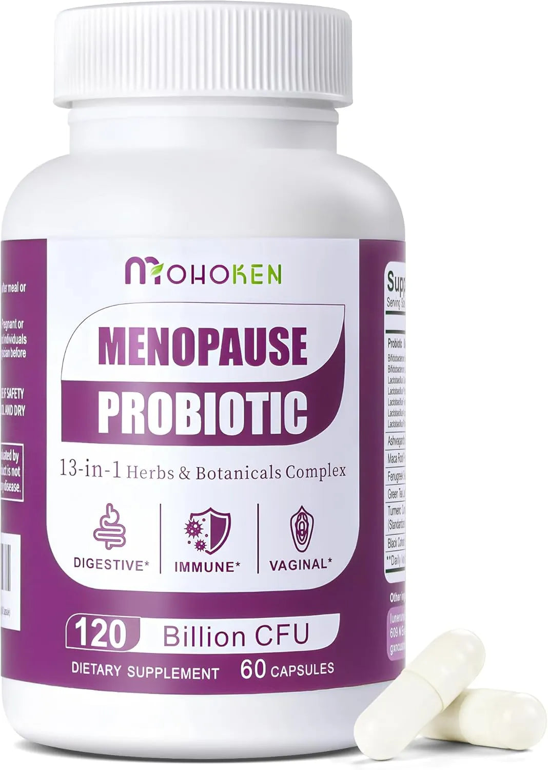 MOHOKEN - MOHOKEN Menopause Probiotic 60 Capsulas - The Red Vitamin MX - Suplementos Alimenticios - {{ shop.shopifyCountryName }}
