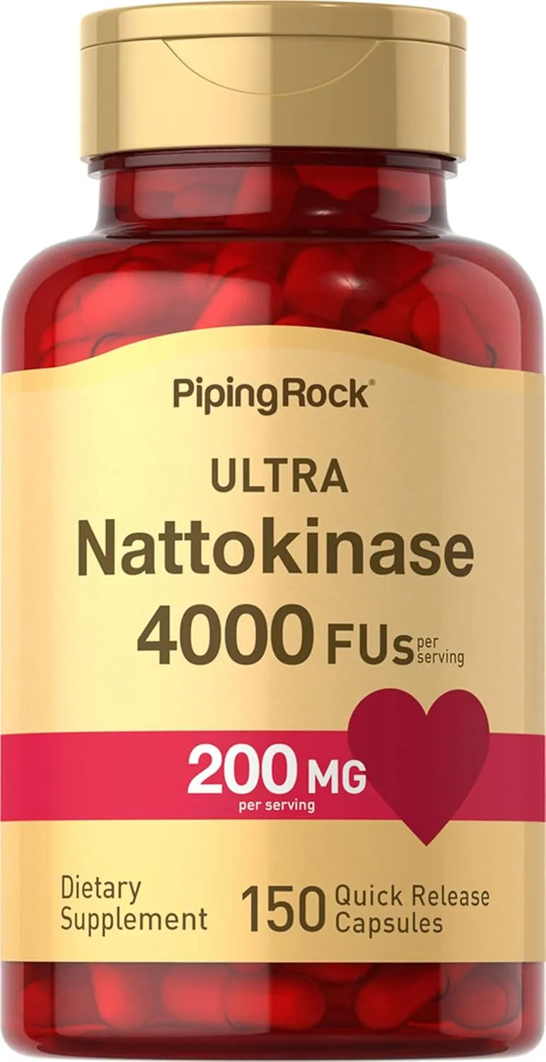 PIPING ROCK - Piping Rock Nattokinase 4000 FU 150 Capsulas - The Red Vitamin MX - Suplementos Alimenticios - {{ shop.shopifyCountryName }}