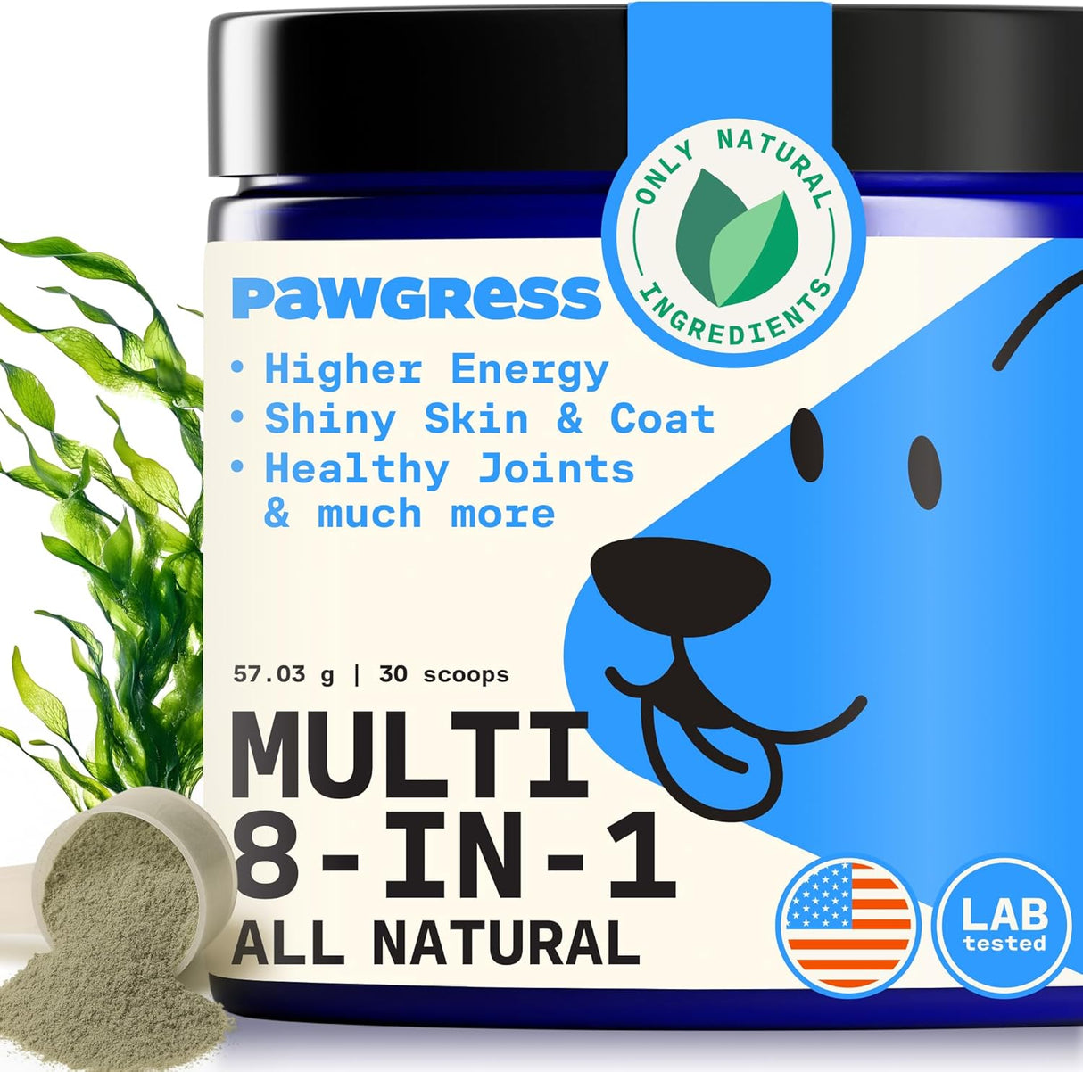 PAWGRESS 8-in-1 Dog Multivitamin 30 Servicios