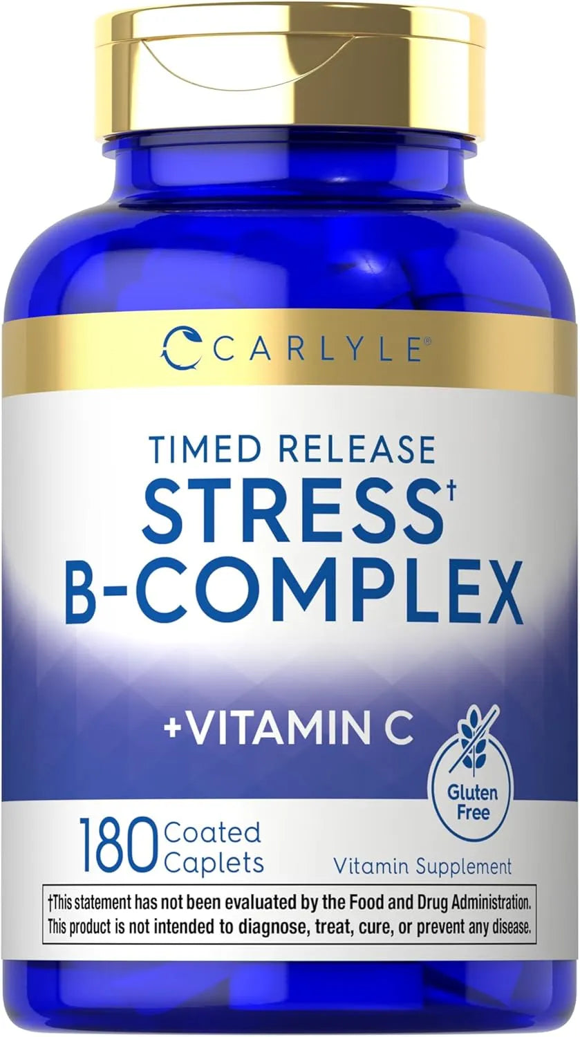 CARLYLE - Carlyle Stress B-Complex 180 Capsulas - The Red Vitamin MX - Suplementos Alimenticios - {{ shop.shopifyCountryName }}