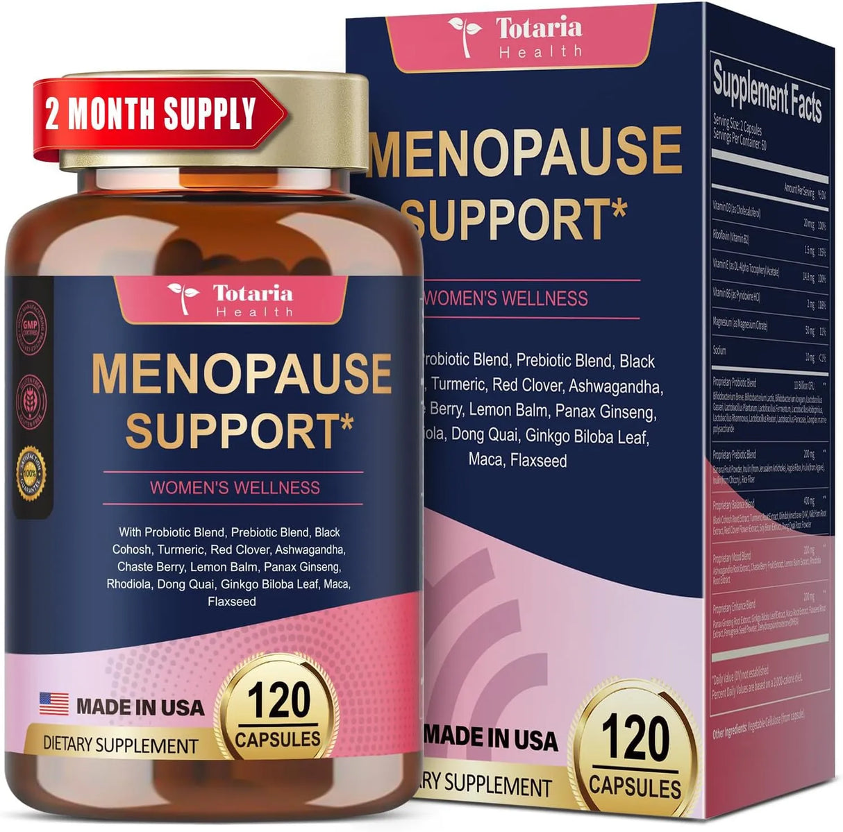 TOTARIA - Totaria 40-in-1 Menopause 120 Capsulas - The Red Vitamin MX - Suplementos Alimenticios - {{ shop.shopifyCountryName }}