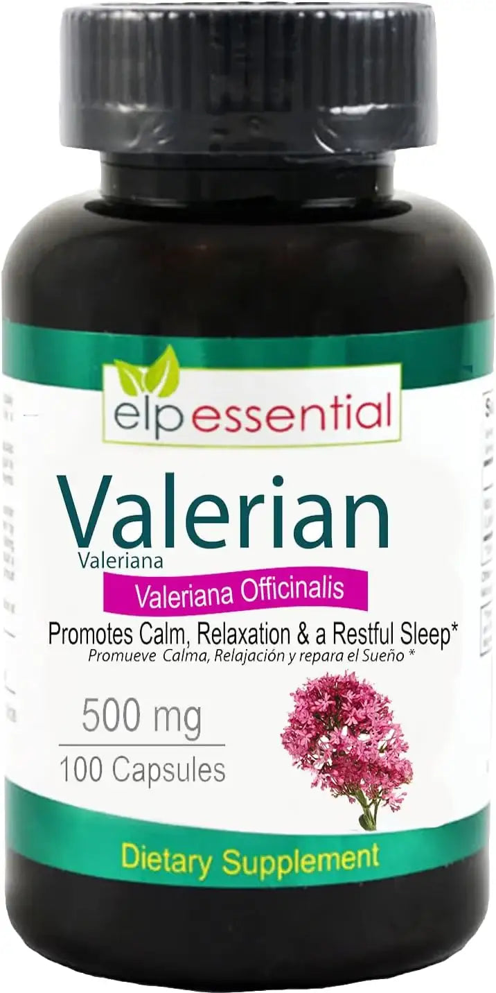 ELP ESSENTIAL - ELP ESSENTIAL Valerian Root 500Mg. 100 Capsulas - The Red Vitamin MX - Suplementos Alimenticios - {{ shop.shopifyCountryName }}