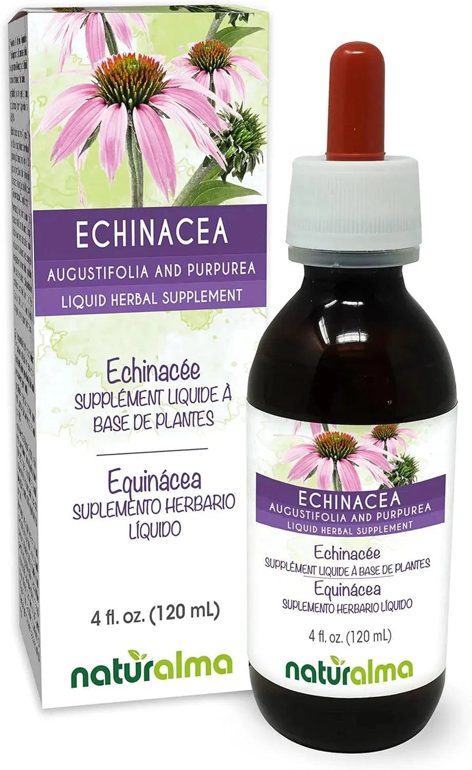 NATURALMA - Naturalma Echinacea Root and herb Alcohol-Free Tincture 4 Fl.Oz. - The Red Vitamin MX - Suplementos Alimenticios - {{ shop.shopifyCountryName }}