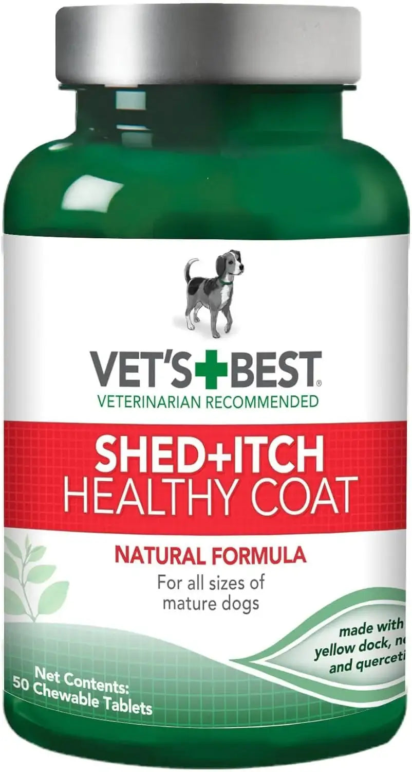 VET'S BEST - Vet's Best Healthy Coat Shed & Itch Relief Dog 50 Tabletas Masticables - The Red Vitamin MX - Remedios Para La Picazón De Perros - {{ shop.shopifyCountryName }}
