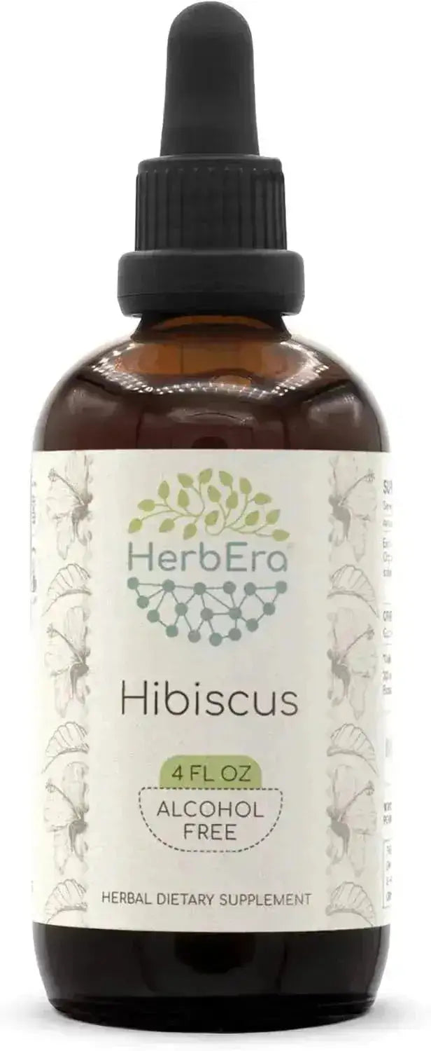HERBERA - HerbEra Hibiscus B60 Alcohol-Free Herbal Extract Tincture 4 Fl.Oz. - The Red Vitamin MX - Suplementos Alimenticios - {{ shop.shopifyCountryName }}