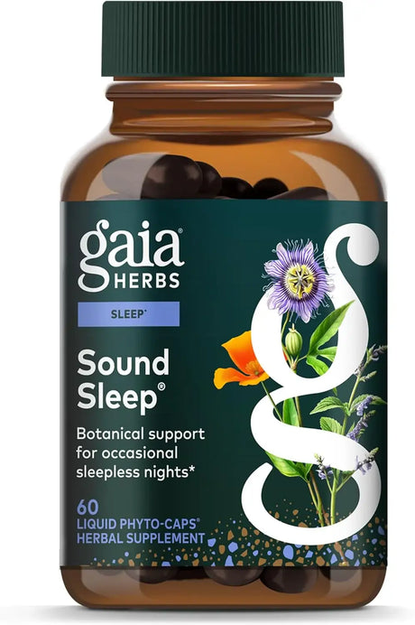 GAIA HERBS - Gaia Herbs Sound Sleep 60 Capsulas - The Red Vitamin MX - Suplementos Alimenticios - {{ shop.shopifyCountryName }}