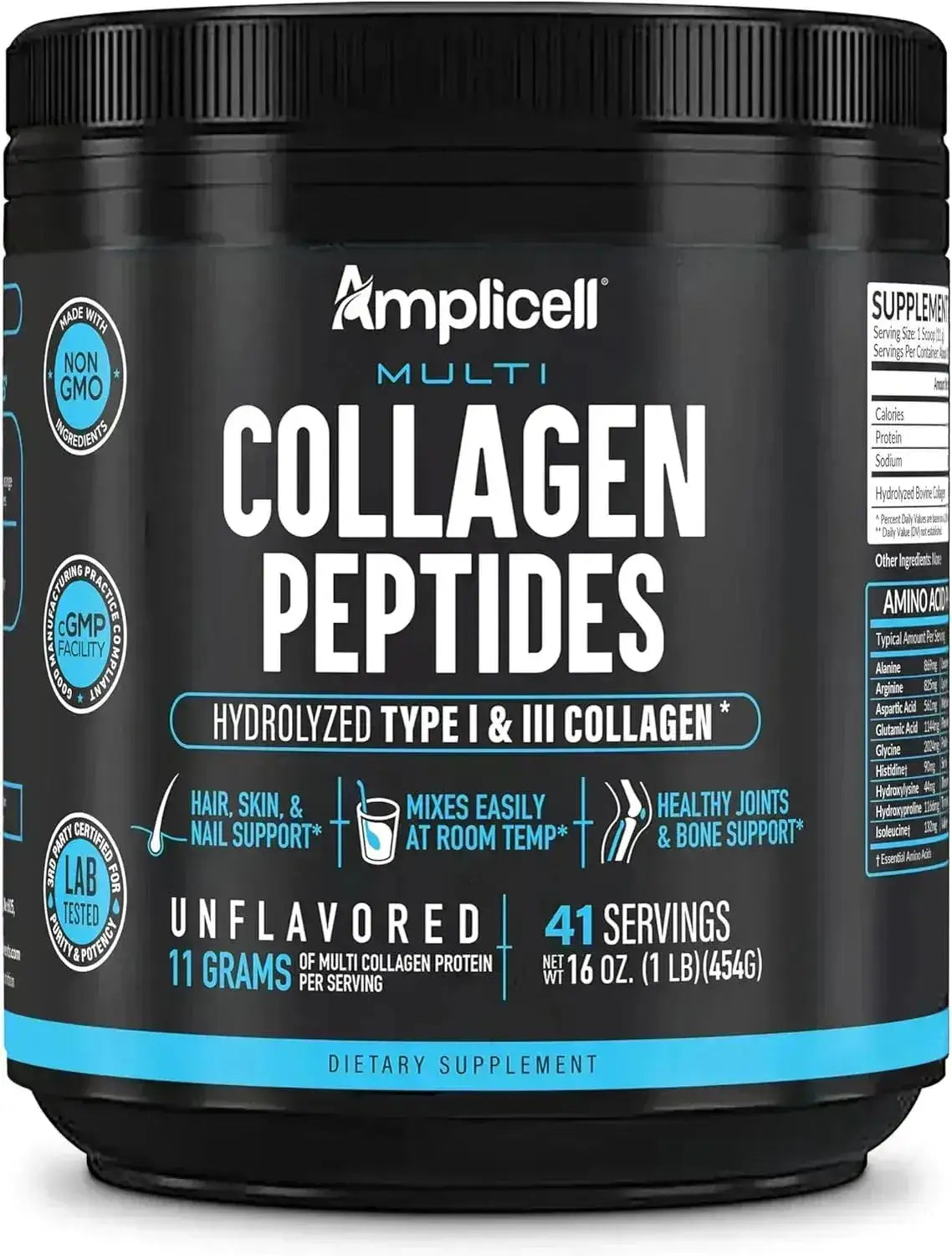 AMPLICELL - AMPLICELL Multi Collagen Peptides Powder 454Gr. - The Red Vitamin MX - Suplementos Alimenticios - {{ shop.shopifyCountryName }}