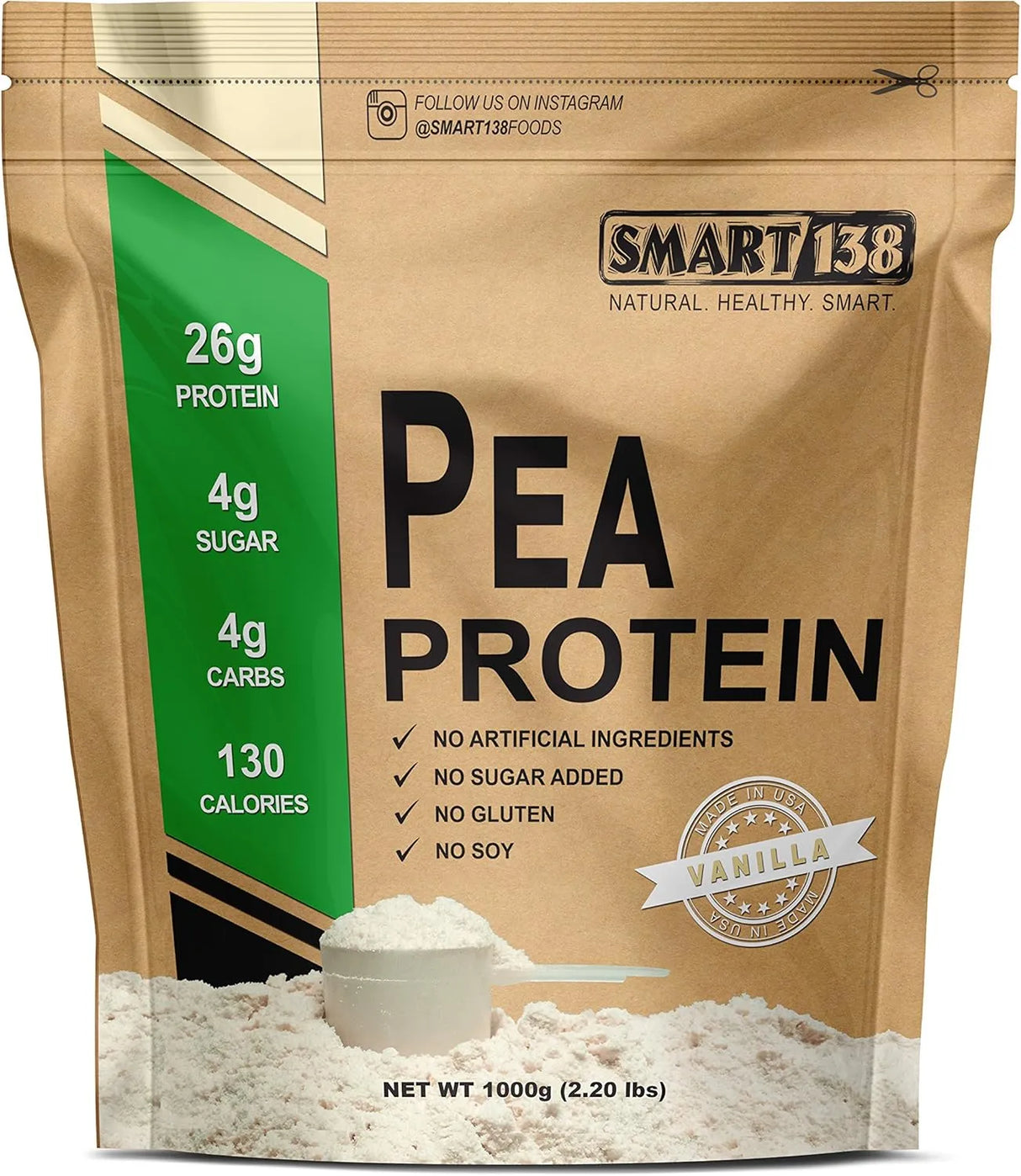 SMART138 - Smart138 Pea Protein Vanilla 1 Kg. - The Red Vitamin MX - Suplementos Alimenticios - {{ shop.shopifyCountryName }}