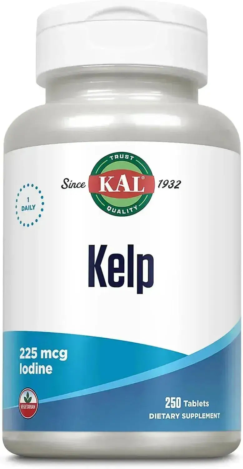 KAL - KAL Kelp Iodine 225mcg 250 Tabletas - The Red Vitamin MX - Suplementos Alimenticios - {{ shop.shopifyCountryName }}