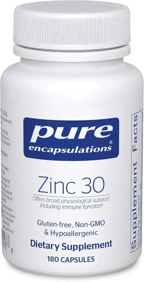 PURE ENCAPSULATIONS - Pure Encapsulations Zinc 30 30Mg. 180 Capsulas - The Red Vitamin MX - Suplementos Alimenticios - {{ shop.shopifyCountryName }}
