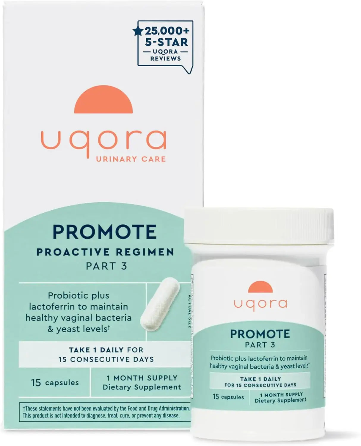 UQORA - Uqora Promote Support Vaginal Health 15 Capsulas - The Red Vitamin MX - Suplementos Alimenticios - {{ shop.shopifyCountryName }}