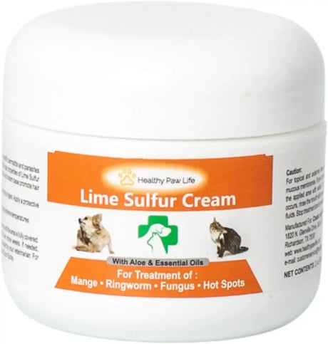 HEALTHY PAW LIFE - Healthy Paw Life's Lime Sulfur Pet Skin Cream 2 Oz. - The Red Vitamin MX - Remedios Para La Picazón De Perros - {{ shop.shopifyCountryName }}