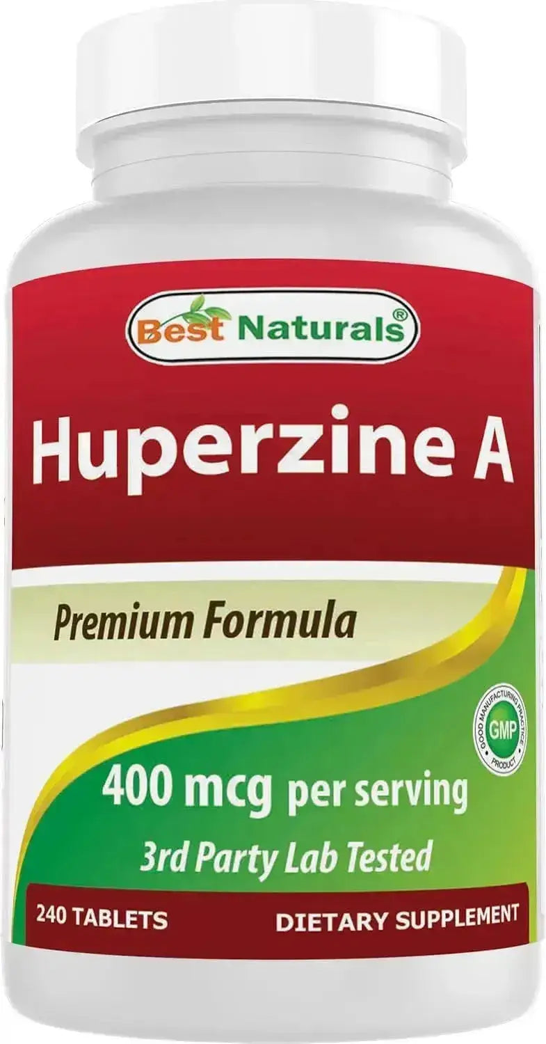 BEST NATURALS - Best Naturals Huperzine A 400mcg 240 Tabletas - The Red Vitamin MX - Suplementos Alimenticios - {{ shop.shopifyCountryName }}