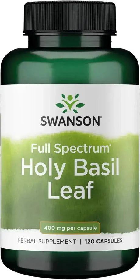 SWANSON - Swanson Holy Basil Leaf 400Mg. 120 Capsulas - The Red Vitamin MX - Suplementos Alimenticios - {{ shop.shopifyCountryName }}