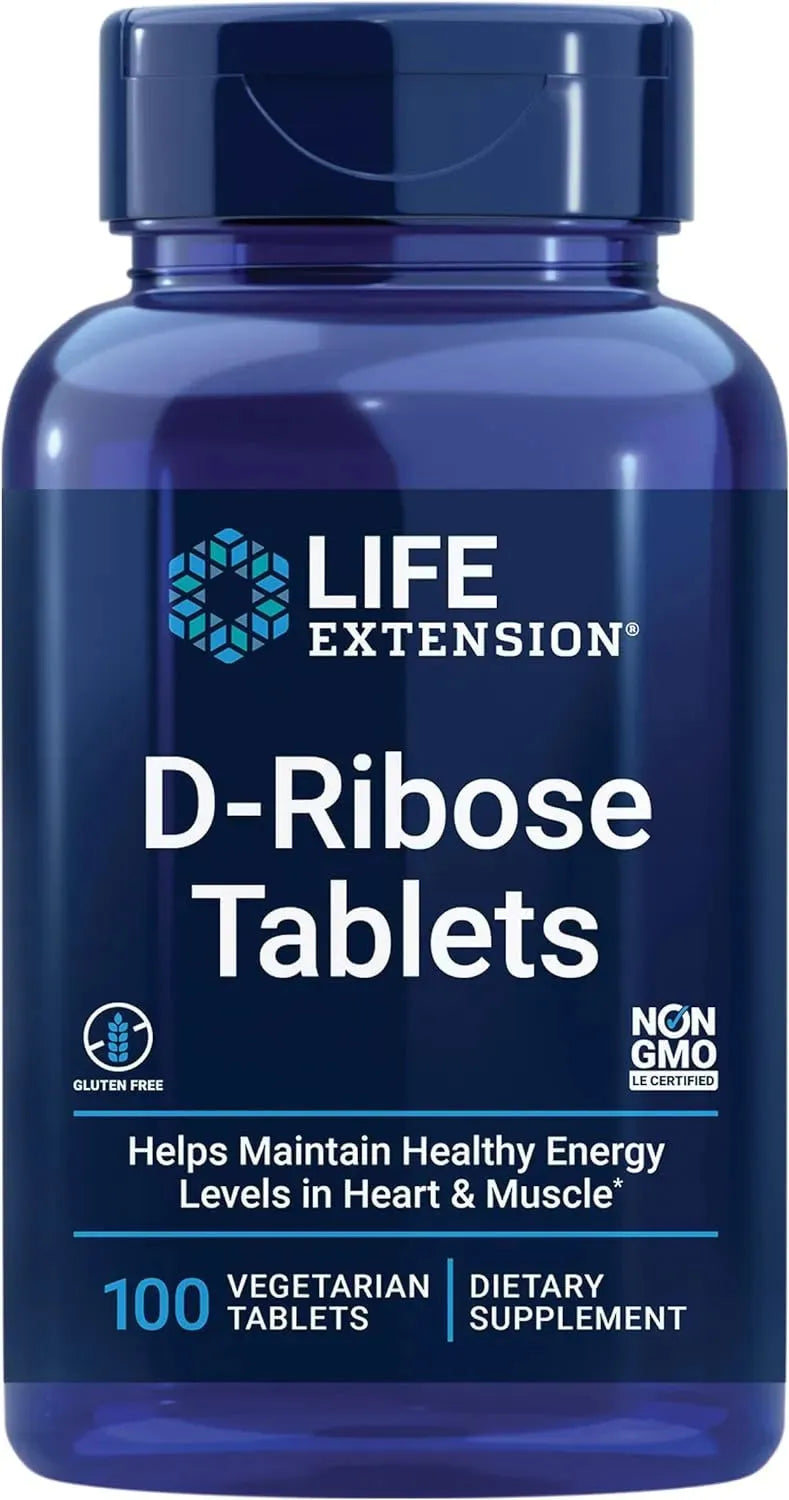 LIFE EXTENSION - Life Extension D-Ribose 100 Tabletas - The Red Vitamin MX - Suplementos Alimenticios - {{ shop.shopifyCountryName }}