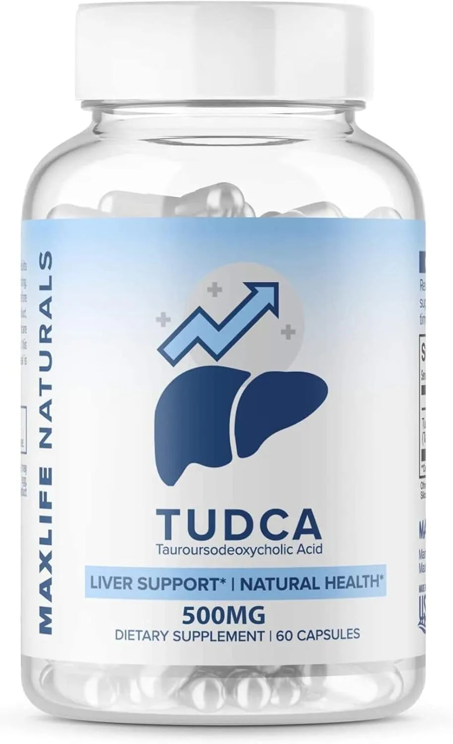 MAXLIFE NATURALS - MAXLIFE NATURALS Tudca Bile Salts Liver Support 500Mg. 60 Capsulas - The Red Vitamin MX - Suplementos Alimenticios - {{ shop.shopifyCountryName }}