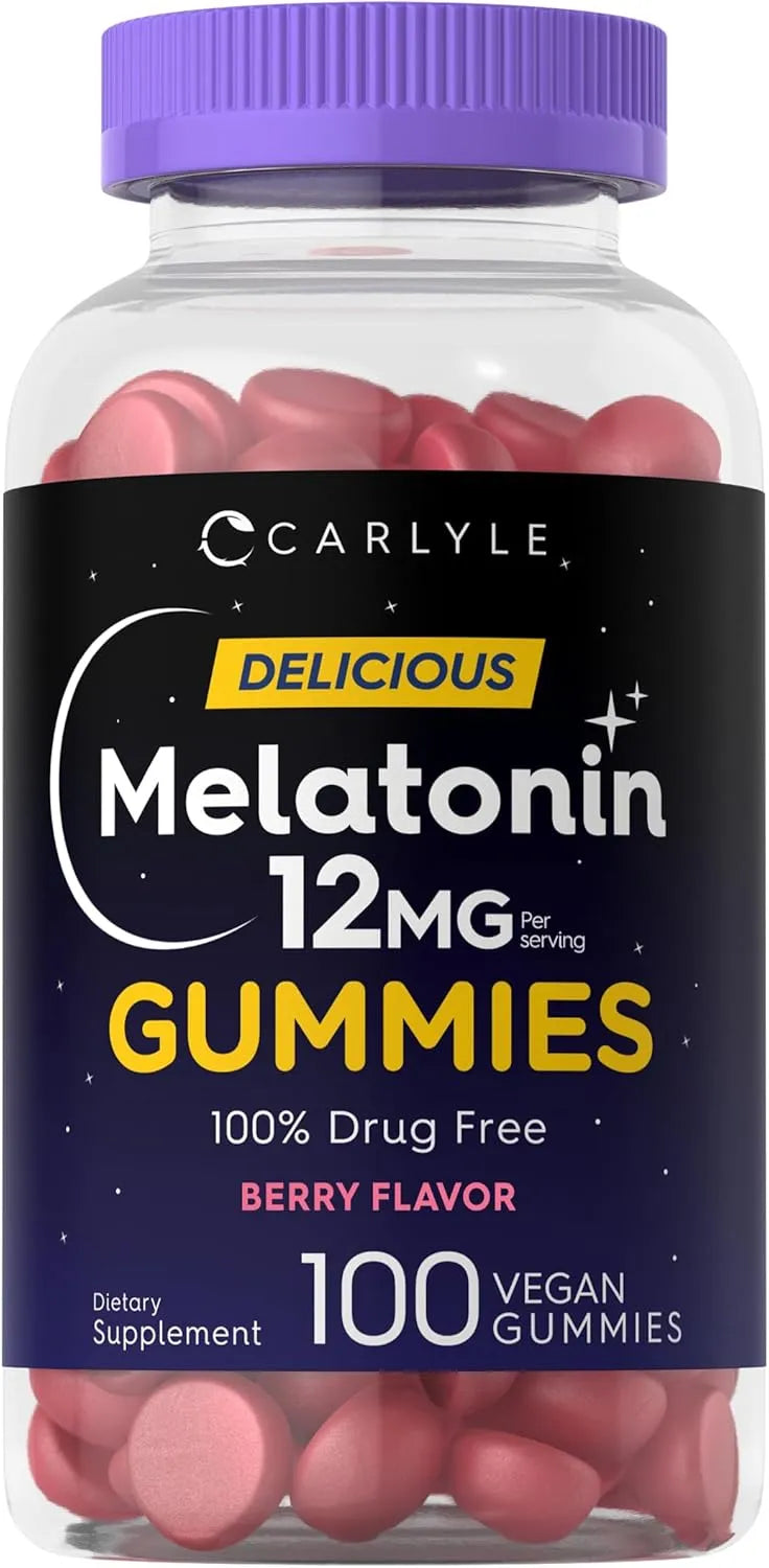 CARLYLE - Carlyle Melatonin Gummies 12Mg. 100 Gomitas - The Red Vitamin MX - Suplementos Alimenticios - {{ shop.shopifyCountryName }}