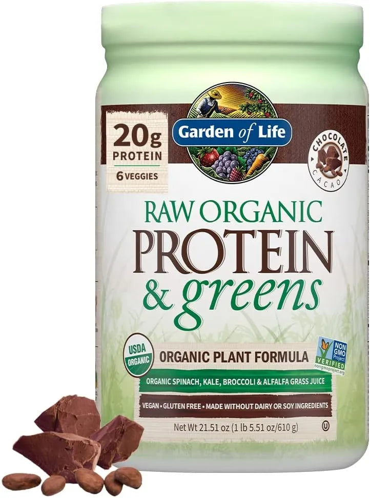 GARDEN OF LIFE - Garden of Life Raw Organic Protein & Greens 20 Servicios Chocolate 610Gr. - The Red Vitamin MX - Suplementos Alimenticios - {{ shop.shopifyCountryName }}