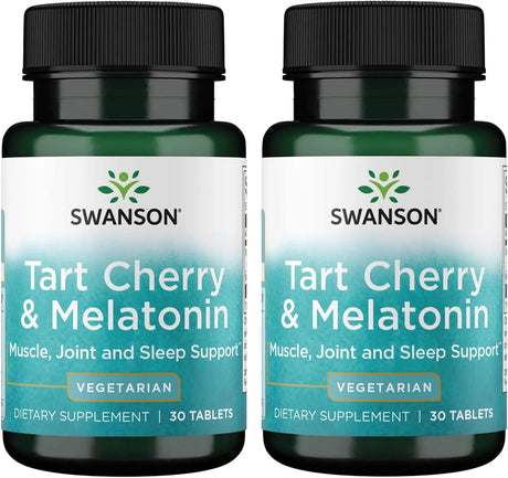 SWANSON - Swanson Tart Cherry & Melatonin 30 Tabletas 2 Pack - The Red Vitamin MX - Suplementos Alimenticios - {{ shop.shopifyCountryName }}