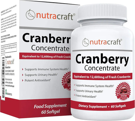 NUTRACRAFT - Nutracraft Cranberry Extract 60 Capsulas Blandas - The Red Vitamin MX - Suplementos Alimenticios - {{ shop.shopifyCountryName }}