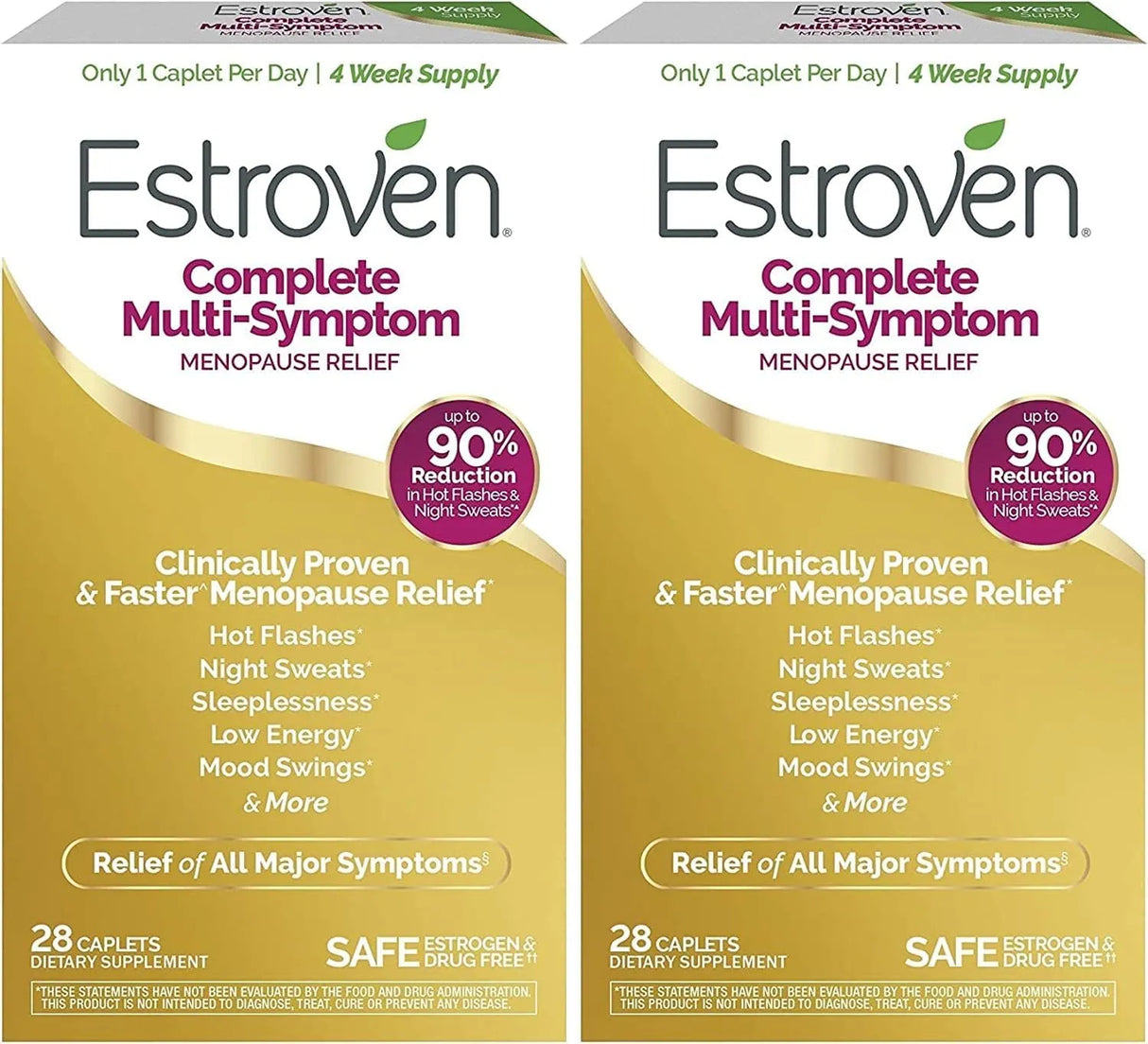 ESTROVEN - Estroven Complete Multi-Symptom Menopause Supplement for Women 28 Tabletas 2 Pack - The Red Vitamin MX - Suplementos Alimenticios - {{ shop.shopifyCountryName }}