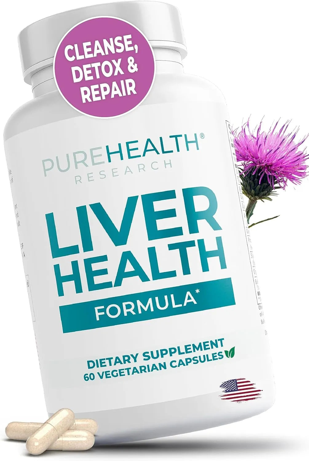 PUREHEALTH RESEARCH - PUREHEALTH RESEARCH Liver Health 60 Capsulas - The Red Vitamin MX - Suplementos Alimenticios - {{ shop.shopifyCountryName }}