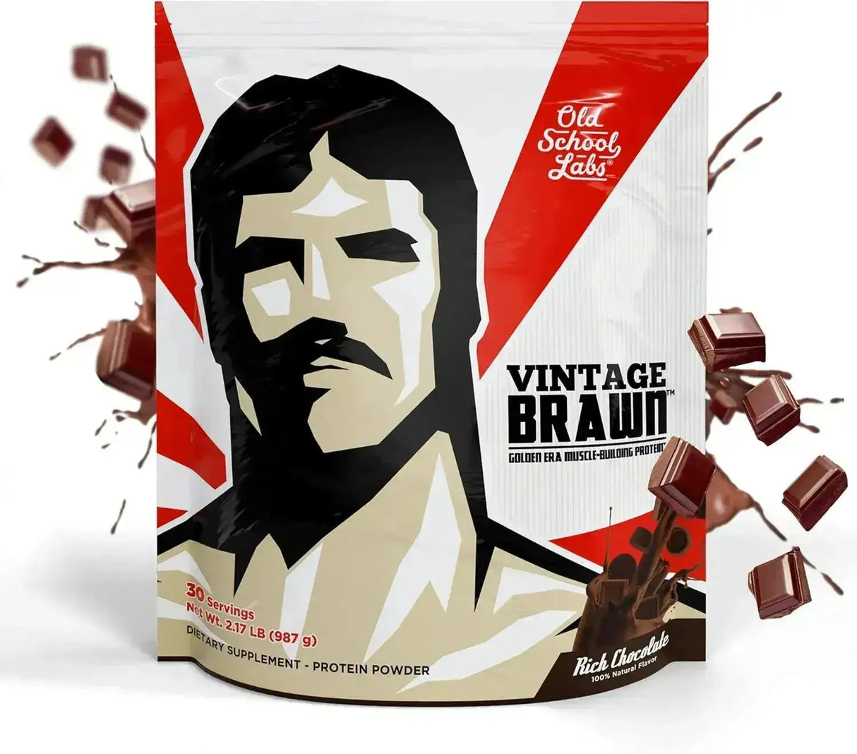 OLD SCHOOL - Old School Labs Vintage Brawn Muscle-Building Protein Powder Chocolate 987Gr. - The Red Vitamin MX - Suplementos Alimenticios - {{ shop.shopifyCountryName }}