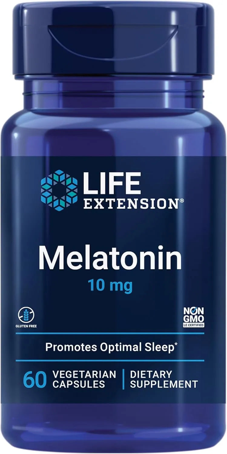 LIFE EXTENSION - Life Extension Melatonin 10Mg. 60 Capsulas - The Red Vitamin MX - Suplementos Alimenticios - {{ shop.shopifyCountryName }}