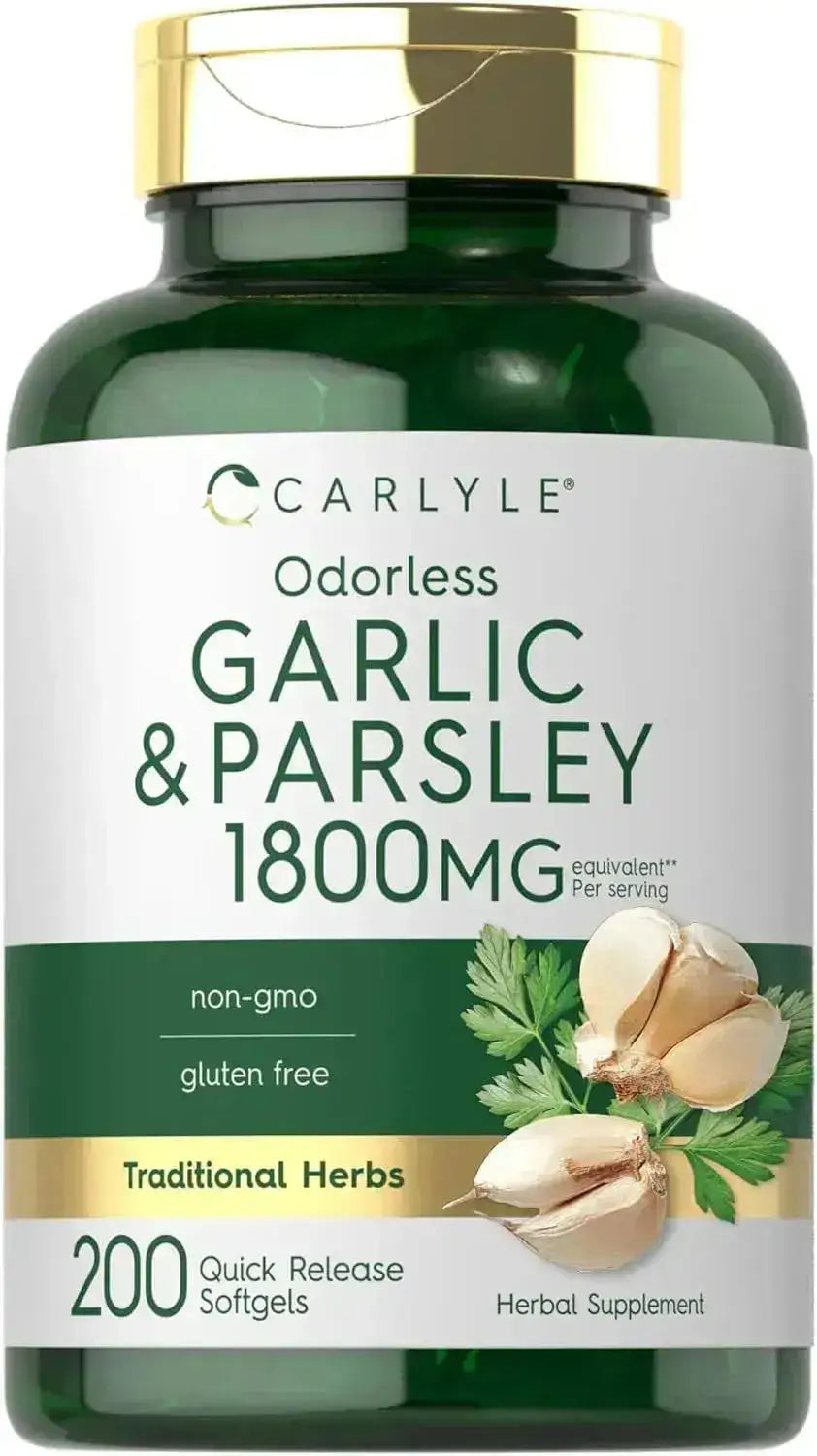CARLYLE - Carlyle Odorless Garlic & Parsley 1800Mg. 200 Capsulas Blandas - The Red Vitamin MX - Suplementos Alimenticios - {{ shop.shopifyCountryName }}