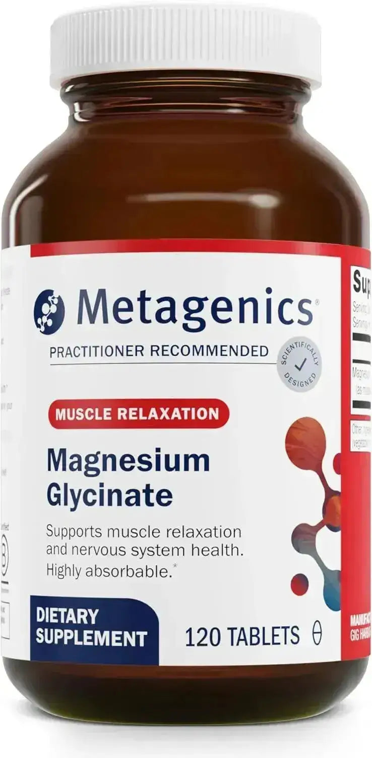 METAGENICS - Metagenics Magnesium Glycinate 120 Tabletas - The Red Vitamin MX - Suplementos Alimenticios - {{ shop.shopifyCountryName }}