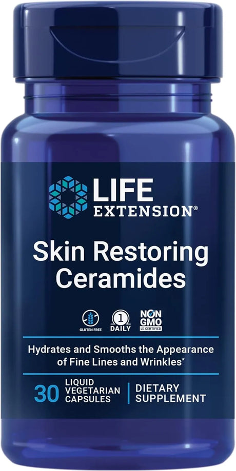 LIFE EXTENSION - Life Extension Skin Restoring Ceramides 30 Capsulas - The Red Vitamin MX - Suplementos Alimenticios - {{ shop.shopifyCountryName }}