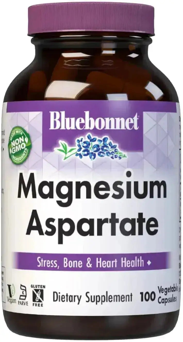 BLUEBONNET NUTRITION - Bluebonnet Nutrition Magnesium Aspartate 100 Capsulas - The Red Vitamin MX - Suplementos Alimenticios - {{ shop.shopifyCountryName }}