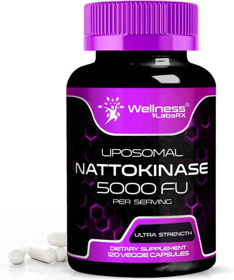 WELLNESS LABSRX - WELLNESS LABSRX Nattokinase 5000 FU 120 Capsulas - The Red Vitamin MX - Suplementos Alimenticios - {{ shop.shopifyCountryName }}