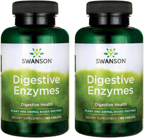 SWANSON - Swanson Digestive Enzymes 180 Tabletas 2 Pack - The Red Vitamin MX - Suplementos Alimenticios - {{ shop.shopifyCountryName }}