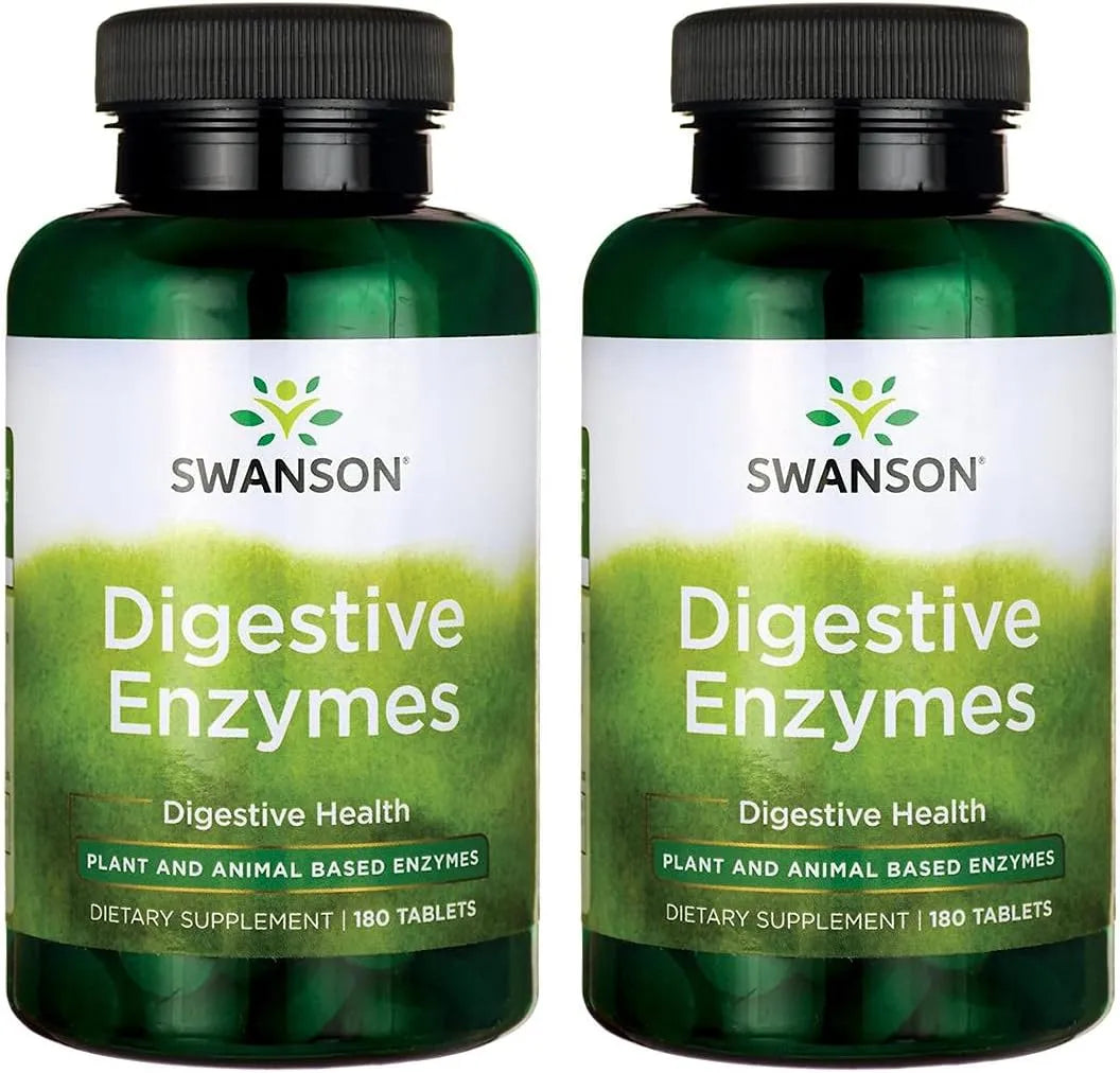 SWANSON - Swanson Digestive Enzymes 180 Tabletas 2 Pack - The Red Vitamin MX - Suplementos Alimenticios - {{ shop.shopifyCountryName }}