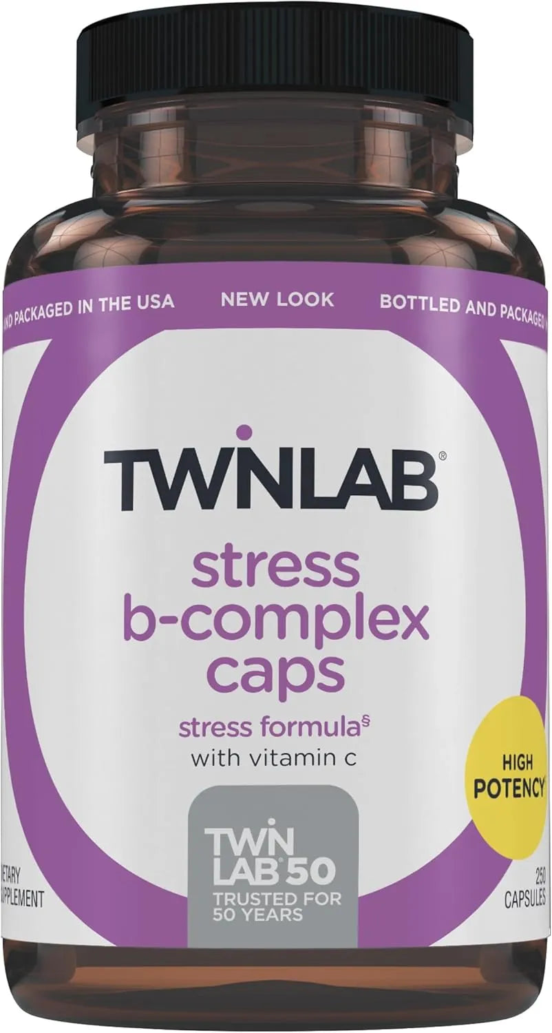TWINLAB - Twinlab Stress B-Complex 250 Capsulas - The Red Vitamin MX - Suplementos Alimenticios - {{ shop.shopifyCountryName }}