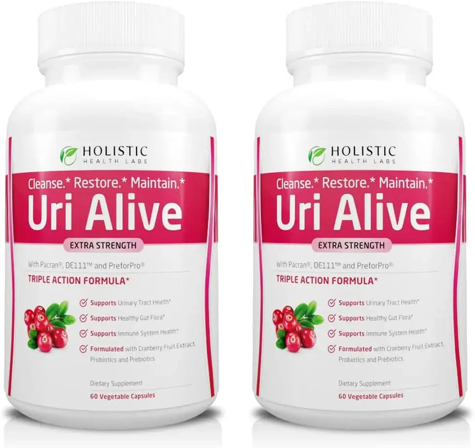 HOLISTIC HEALTH LABS - Holistic Health Labs Uri Alive Extra Strength Urinary Support 60 Capsulas 2 Pack - The Red Vitamin MX - Suplementos Alimenticios - {{ shop.shopifyCountryName }}
