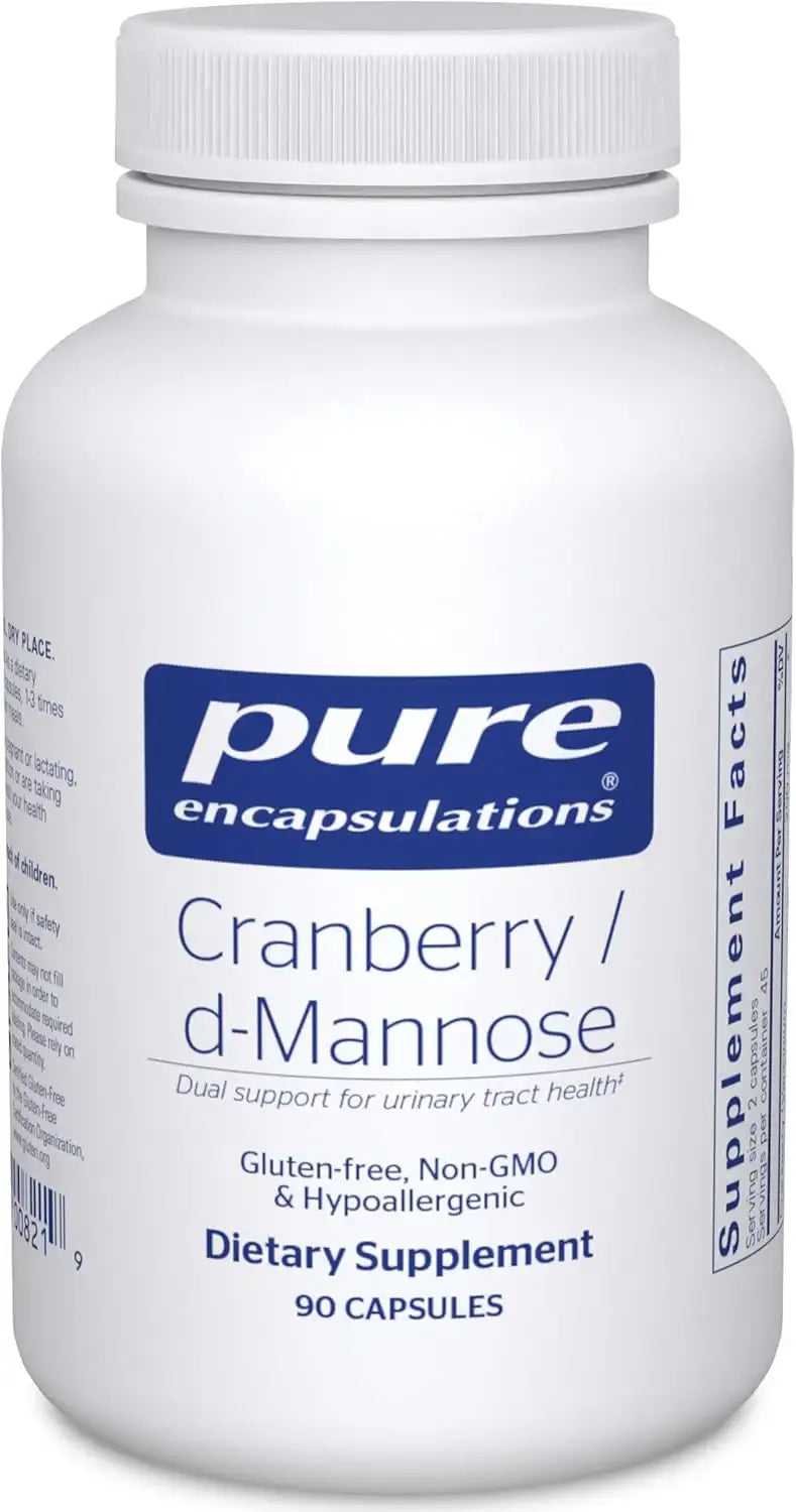 PURE ENCAPSULATIONS - Pure Encapsulations Cranberry D-Mannose 90 Capsulas - The Red Vitamin MX - Suplementos Alimenticios - {{ shop.shopifyCountryName }}