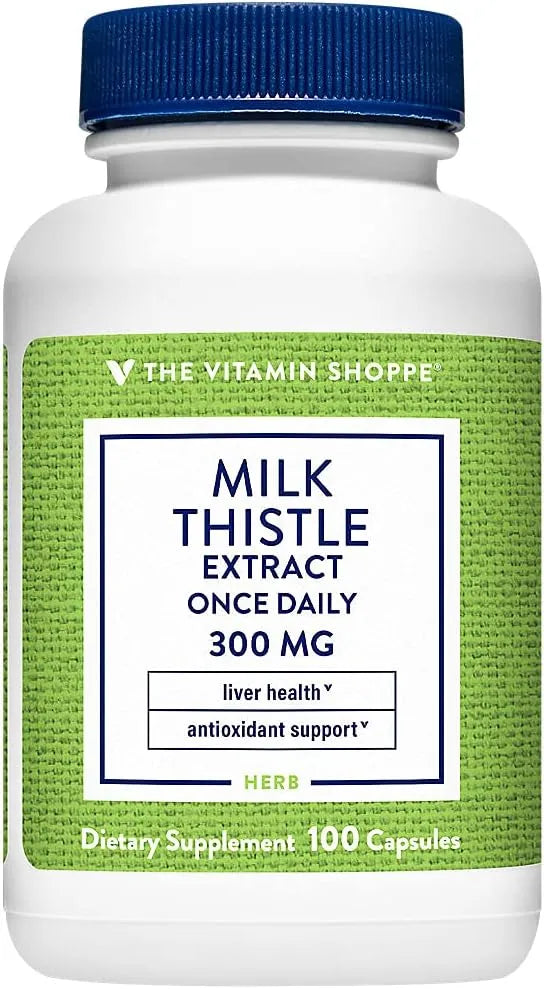 THE VITAMIN SHOPPE - The Vitamin Shoppe Milk Thistle Extract 300Mg. 100 Capsulas - The Red Vitamin MX - Suplementos Alimenticios - {{ shop.shopifyCountryName }}