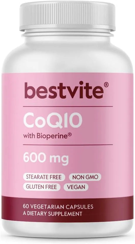 BESTVITE - BESTVITE Coenzyme CoQ10 600Mg. 60 Capsulas - The Red Vitamin MX - Suplementos Alimenticios - {{ shop.shopifyCountryName }}