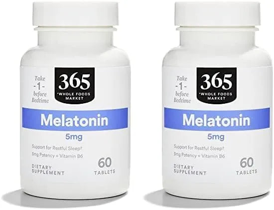 365 - 365 by Whole Foods Market Melatonin 5Mg. 60 Tabletas 2 Pack - The Red Vitamin MX - Suplementos Alimenticios - {{ shop.shopifyCountryName }}