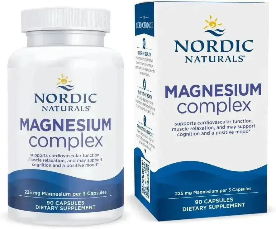 NORDIC NATURALS - Nordic Naturals Magnesium Complex 225Mg. 90 Capsulas - The Red Vitamin MX - Suplementos Alimenticios - {{ shop.shopifyCountryName }}