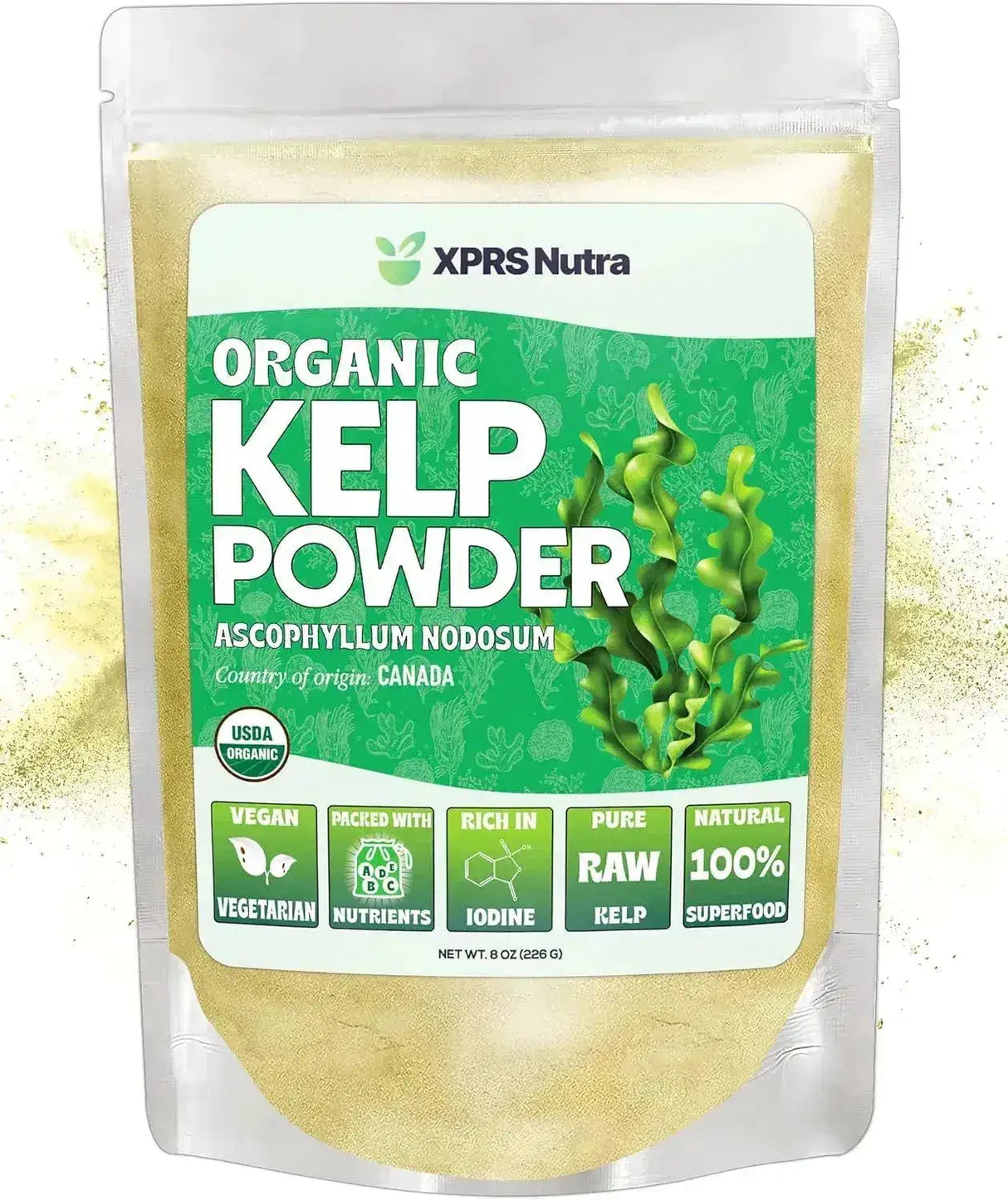 XPRS NUTRA - XPRS Nutra Organic Kelp Powder 226Gr. - The Red Vitamin MX - Suplementos Alimenticios - {{ shop.shopifyCountryName }}
