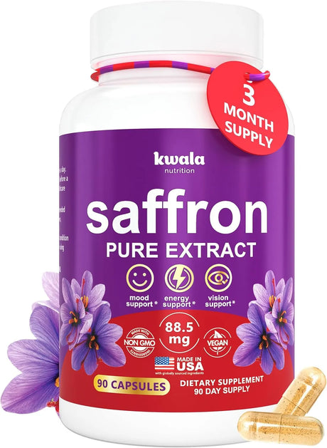 KWALA NUTRITION - Kwala Nutrition Saffron 90 Capsulas - The Red Vitamin MX - Suplementos Alimenticios - {{ shop.shopifyCountryName }}