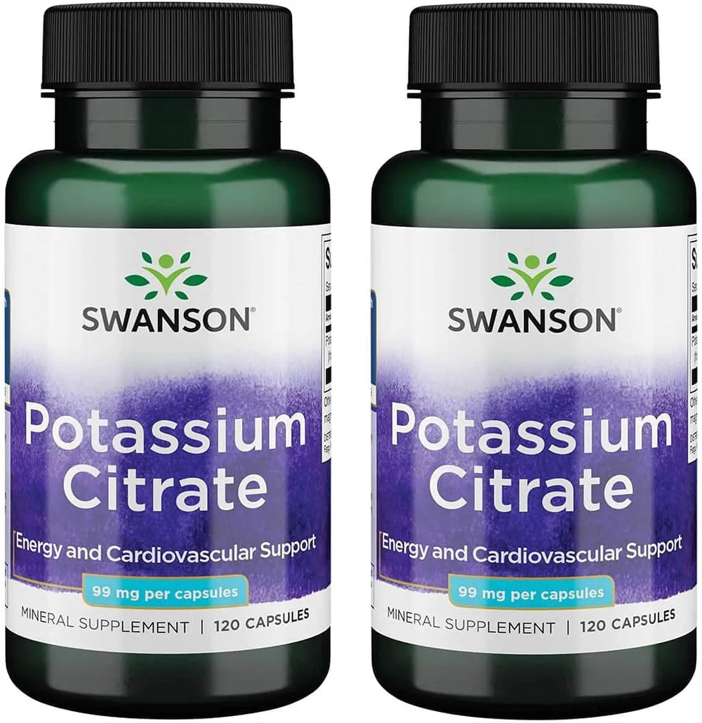 SWANSON - Swanson Potassium Citrate 99Mg. 120 Capsulas 2 Pack - The Red Vitamin MX - Suplementos Alimenticios - {{ shop.shopifyCountryName }}